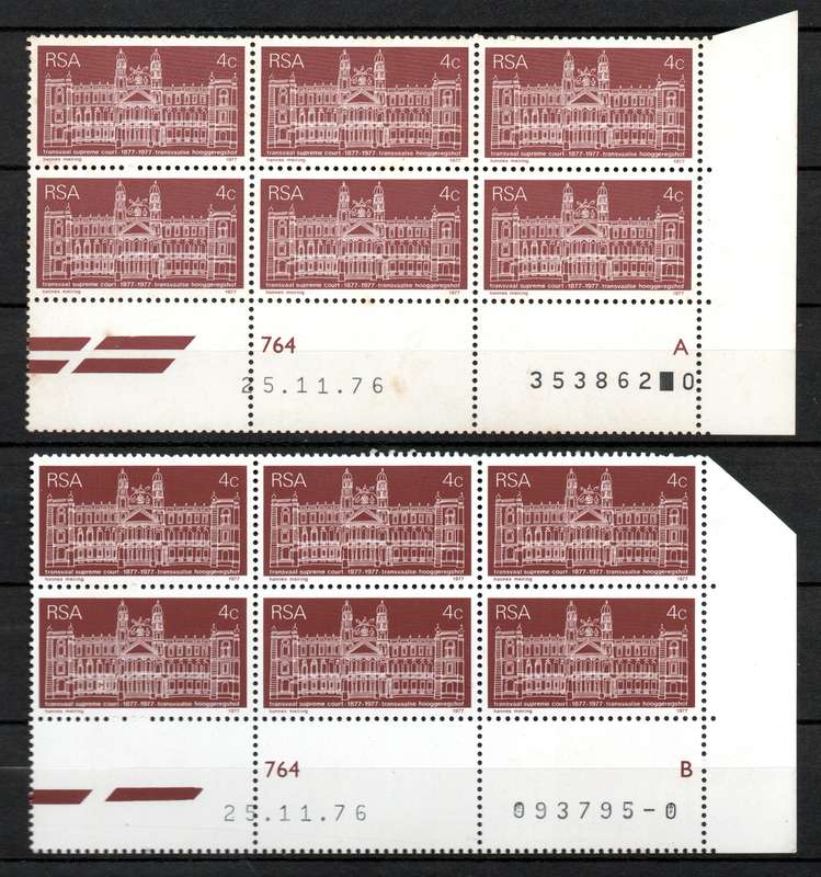 RSA 1977: Centenary of Transvaal: UMM CB (A and B): SACC 417
