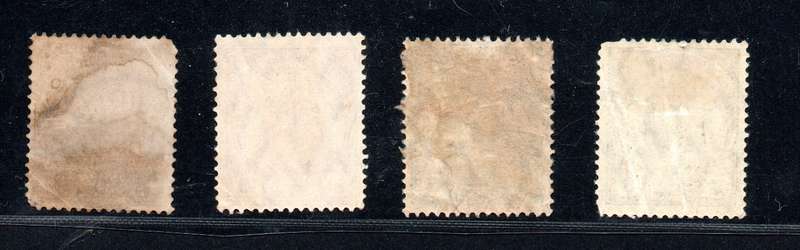 SWA 1901/1906: Kaiser Wilhelm's Yacht: Used and MM: SACC 26, 27, 28, 16