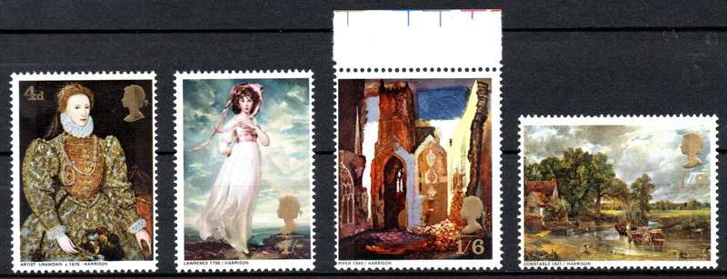 Britain 1968: Paintings - Fresh UMM Set: SG 771-774