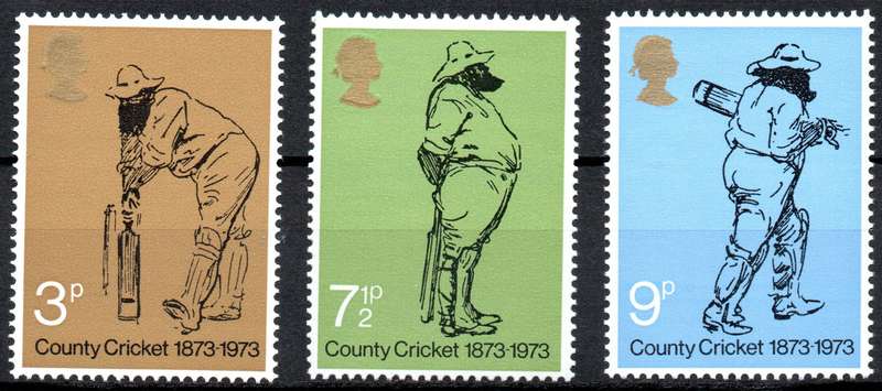 Britain 1973: County Cricket - Fresh UMM Set