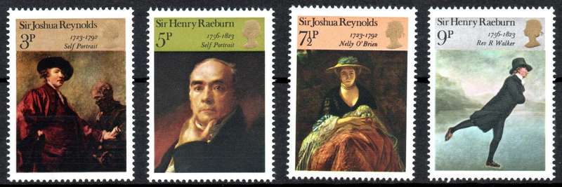 Britain 1973: Paintings - Fresh UMM Set: SG 931-934