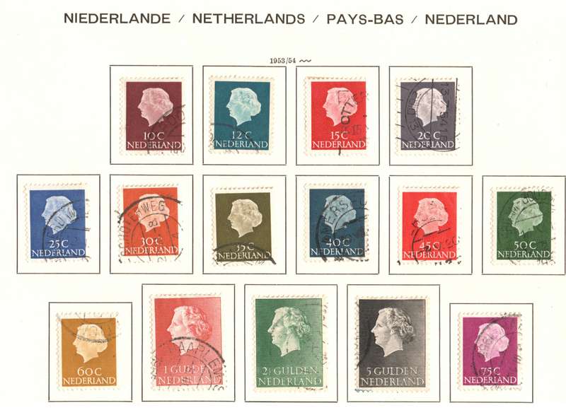 Netherlands 1946/53: Used Sets as per Scans Mounted on Pages: *High CV*