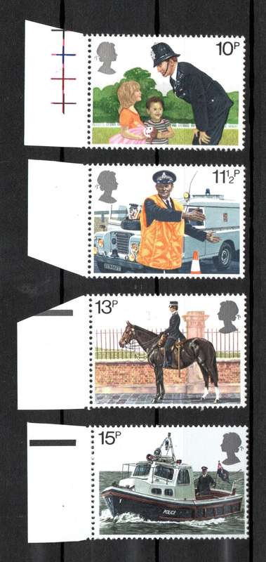 Britain 1979: The 150th Anniversary of the London Metropolitan Police - Fresh UMM Set: SG 1100-03