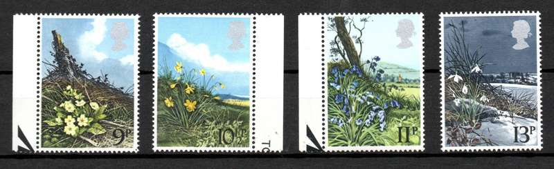 Britain 1979: British Wild Flowers - Fresh UMM Set: SG 1079-82