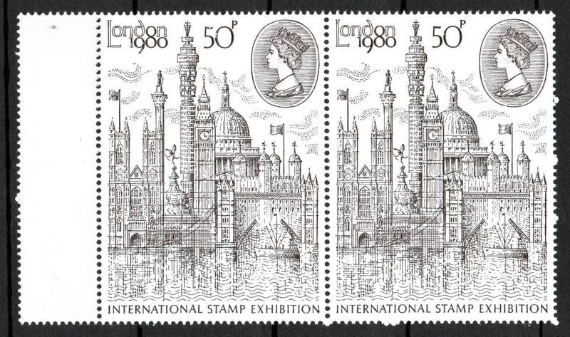 Britain 1980: International Stamp Exhibition London 1980 - Fresh UMM Pair: SG 1119