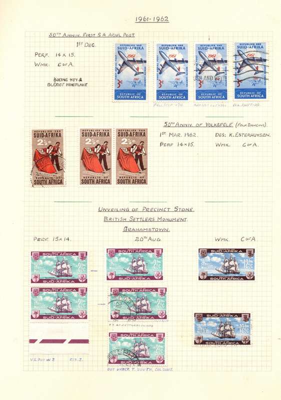 Stanley Gibbons Senator Hinged Album: RSA used and mint 1961-79. Varieties and Flaws: High CV!