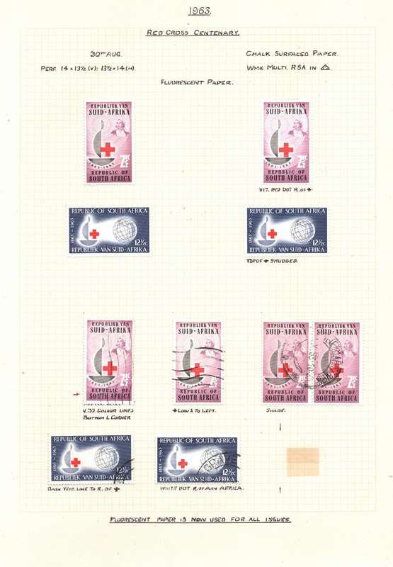 Stanley Gibbons Senator Hinged Album: RSA used and mint 1961-79. Varieties and Flaws: High CV!