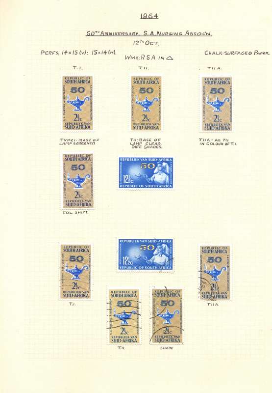 Stanley Gibbons Senator Hinged Album: RSA used and mint 1961-79. Varieties and Flaws: High CV!