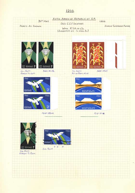 Stanley Gibbons Senator Hinged Album: RSA used and mint 1961-79. Varieties and Flaws: High CV!