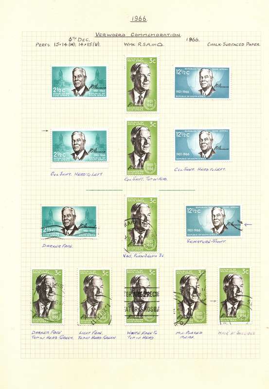 Stanley Gibbons Senator Hinged Album: RSA used and mint 1961-79. Varieties and Flaws: High CV!