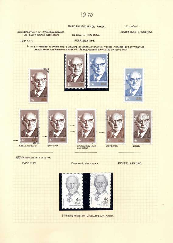 Stanley Gibbons Senator Hinged Album: RSA used and mint 1961-79. Varieties and Flaws: High CV!