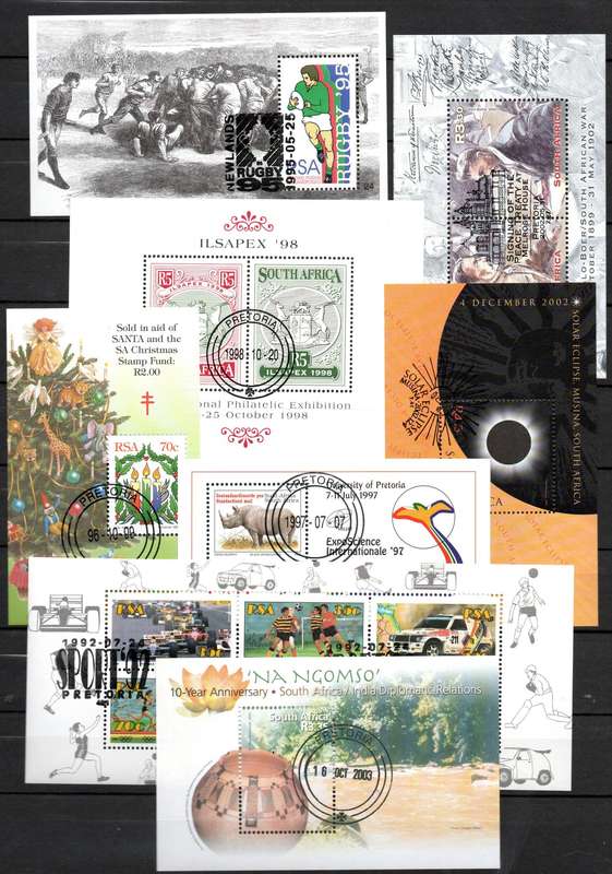 RSA Collection of CTO Mini Sheets - CTO: See Scan.