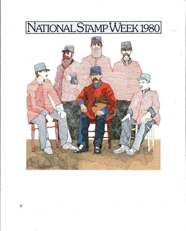 Australia 1980: National Stamp Week - UMM M/S in presentation Folder: SG MS757