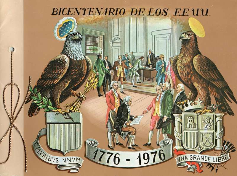 Spain 1976: 200th Anniv. of Independence of USA - UMM Set in Presentation Booklet: MC2215/18 *Nice*