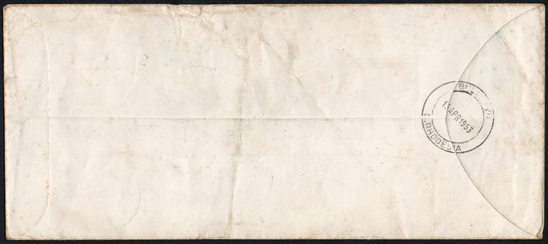 Southern Rhodesia 1953: Birth Centenary of Rhodes: FDC: SACC 73-77