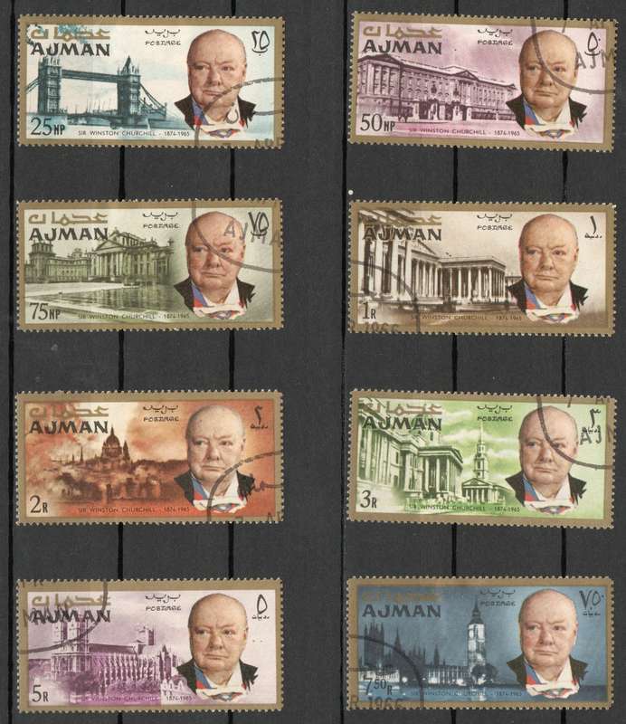 Churchill Omnibus: Various countries with MM/ Used/CTO sets as per Scans: Nice Thematic!