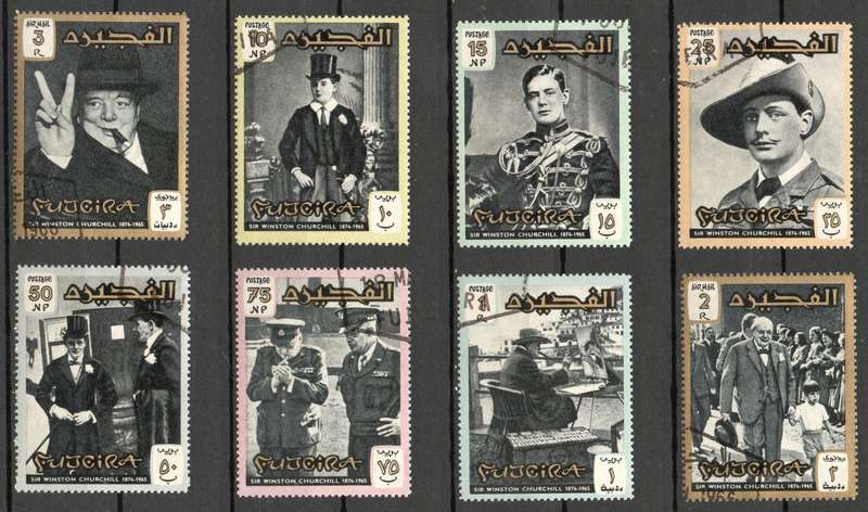 Churchill Omnibus: Various countries with MM/ Used/CTO sets as per Scans: Nice Thematic!