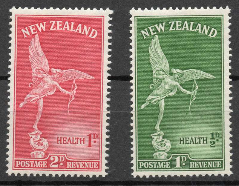 New Zealand 1947: Health Stamps - MM Set: SG 690-691