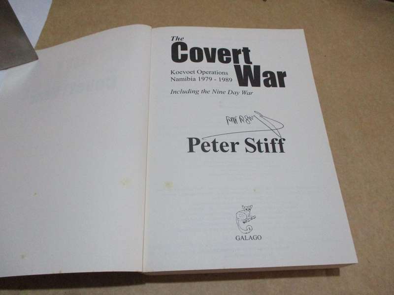 Signed Copy- The Covert War Peter Stiff