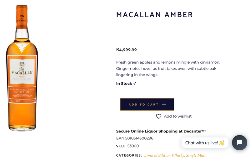 Macallan Amber