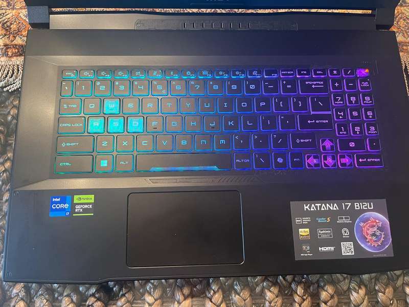 MSI Katana 17 B12UDXK Gaming Laptop