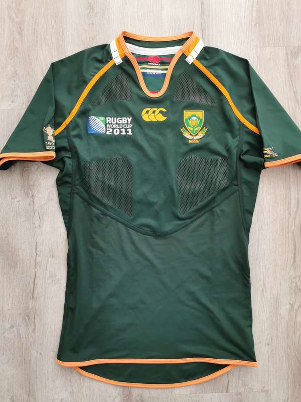 2011 RWC Springbok Player Issue Rugby Jersey - unnumbered
