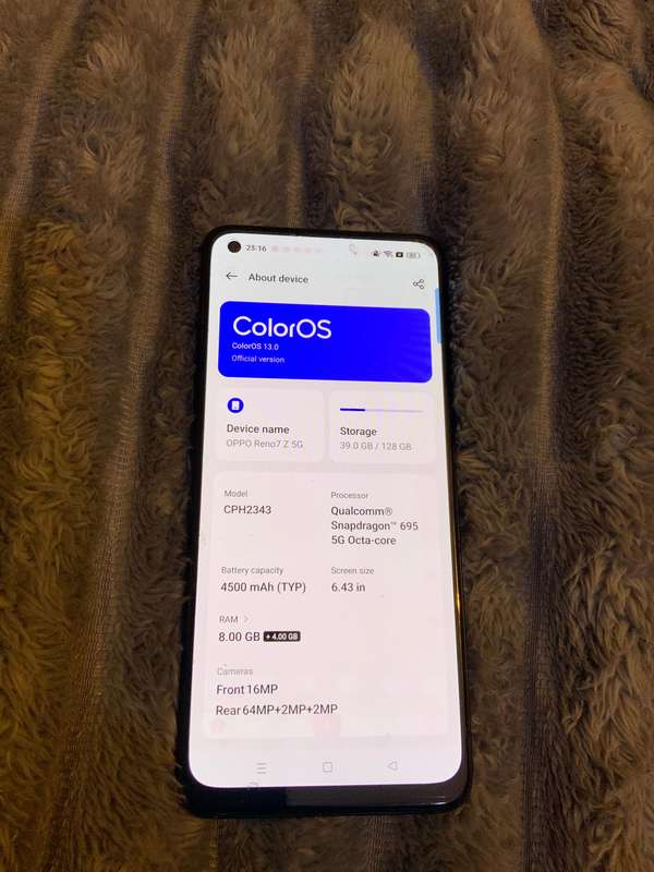 Oppo Reno 7z