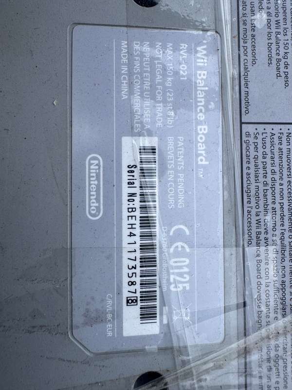 Wii balance board