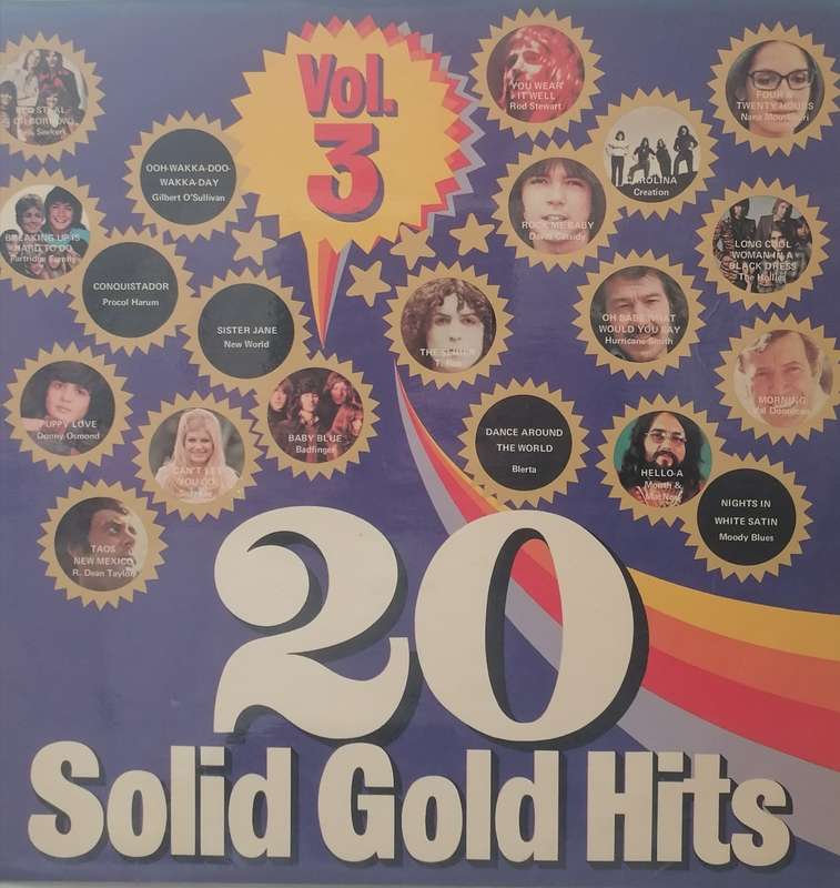 20 SOLID GOLD HITS - Vol.3 - VINYL IN VERY GOOD CONDITION - SEE BELOW FOR INFO.