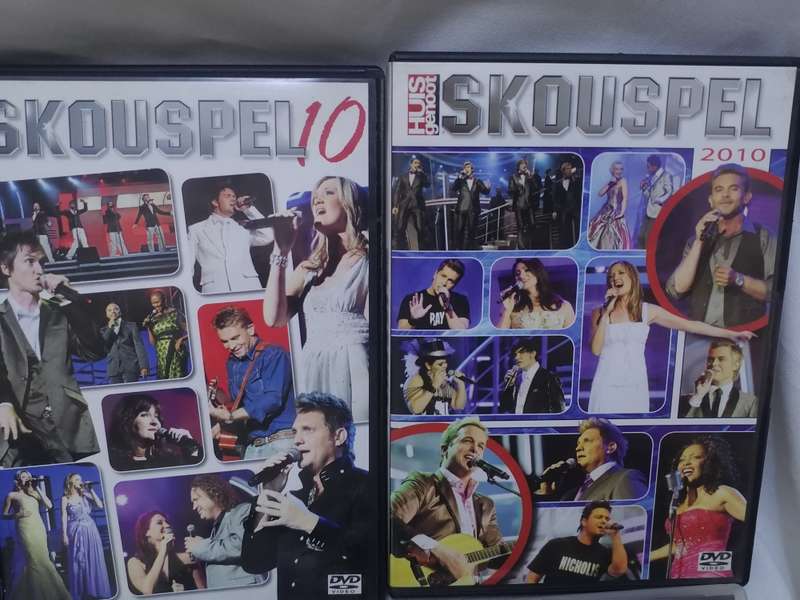 8x DVD´S - SKOUSPEL 2007 TOT 2012 EN 2014 (+ BRING JOU HART)- SEE BELOW FOR INFO.