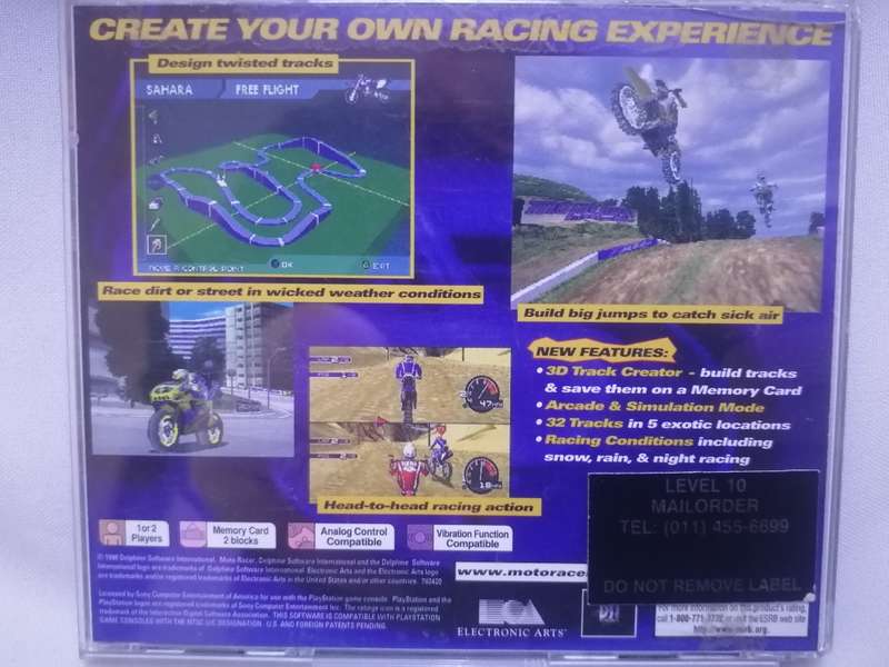 PlayStation 1 Game - (MOTO RACER 2) - EXCELLENT CONDITION - SEE BELOW.