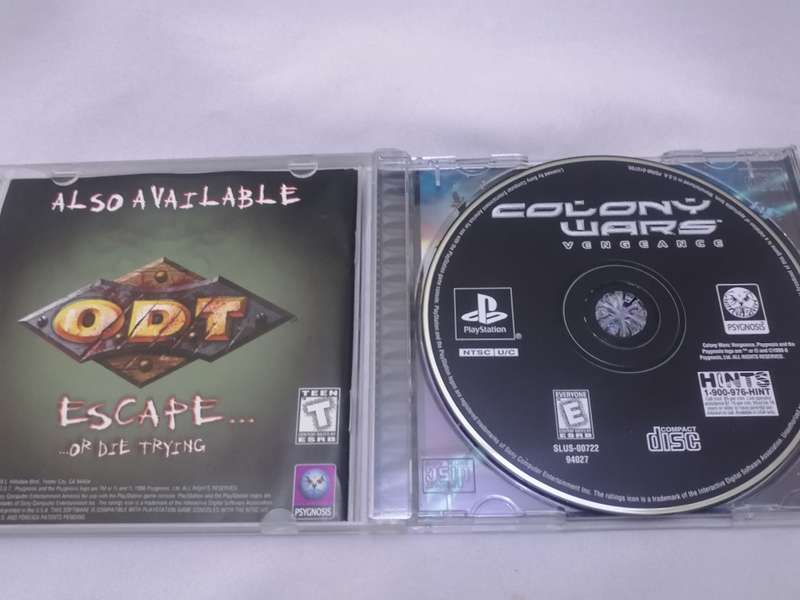 PlayStation 1 Game - (COLONY WARS) - EXCELLENT CONDITION - SEE BELOW.