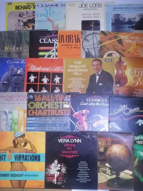 20x CLASSICAL VINYL'S IN GOOD TO EXCELLENT  COND. - SEE BELOW FOR INFO.