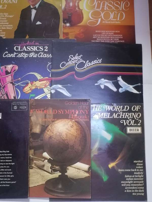 20x CLASSICAL VINYL'S IN GOOD TO EXCELLENT  COND. - SEE BELOW FOR INFO.