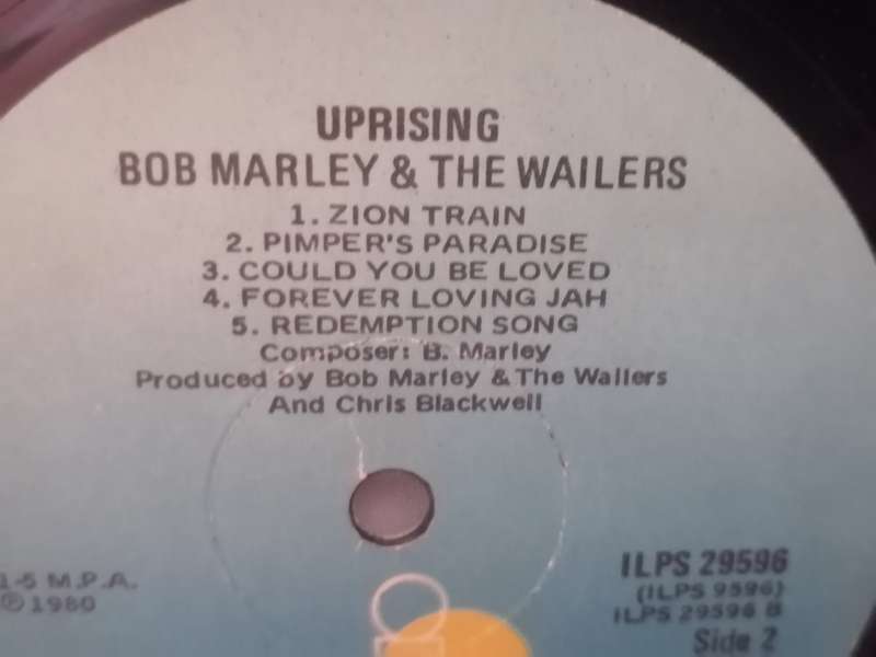 BOB MARLEY & THE WAILLERS - VINYL IN GOOD COND. - SEE BELOW FOR INFO.