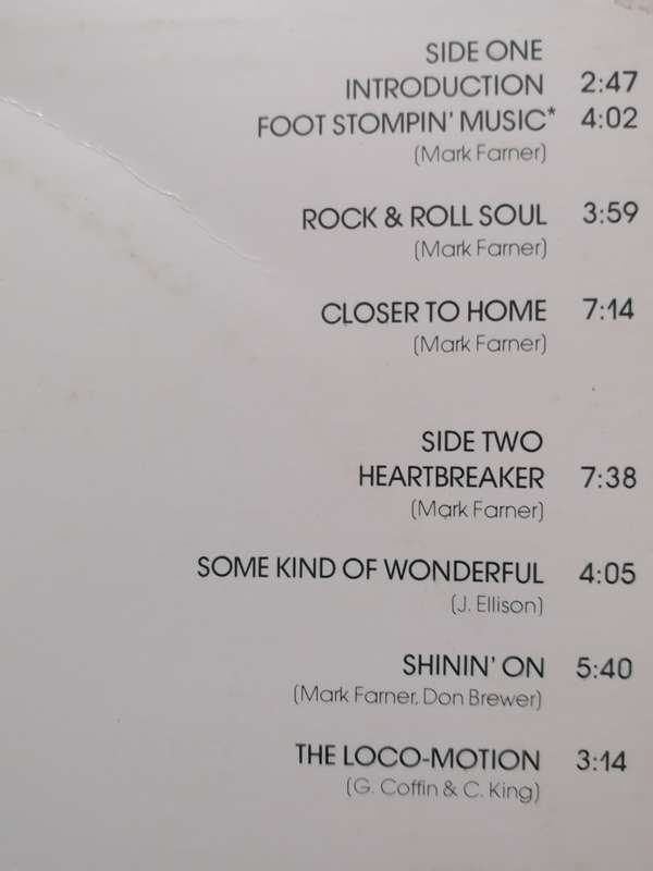 Grand Funk, Railroad, caught in the act, Double album, vinyl's very good.