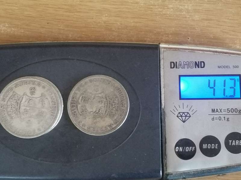 SA UNION SILVER COINS - 3x 2.5 SHILLINGS (1942 & 2x 1943) - USED CONDITION - SEE BELOW FOR INFO.