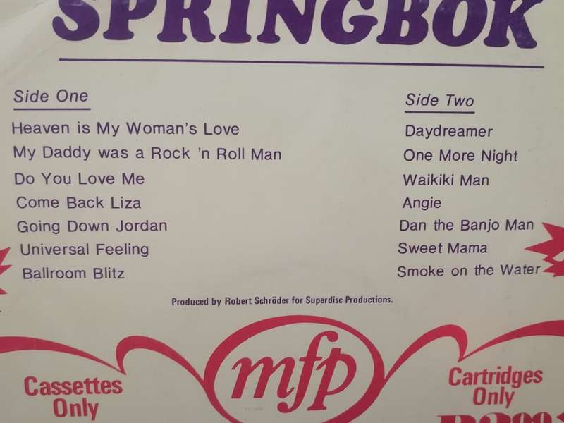 The best of Springbok Hit Parade 13,  vinyl in very good condition.