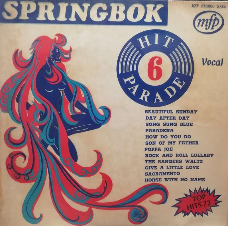 The best of Springbok Hit Parade 6,  vinyl in very good condition.