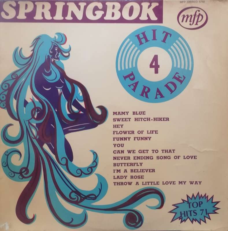 The best of Springbok Hit Parade 4,  vinyl in very good condition.