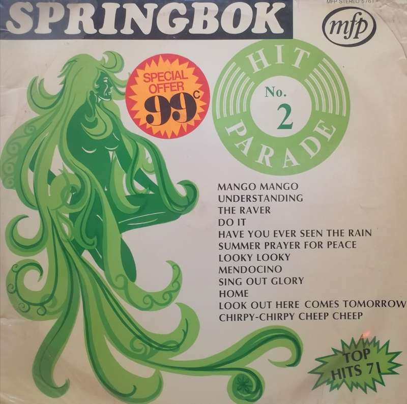The best of Springbok Hit Parade 2,  vinyl in very good condition.