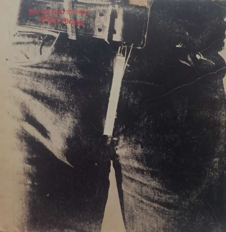 The Rolling Stones, Sticky Fingers, vinyl in good condition.