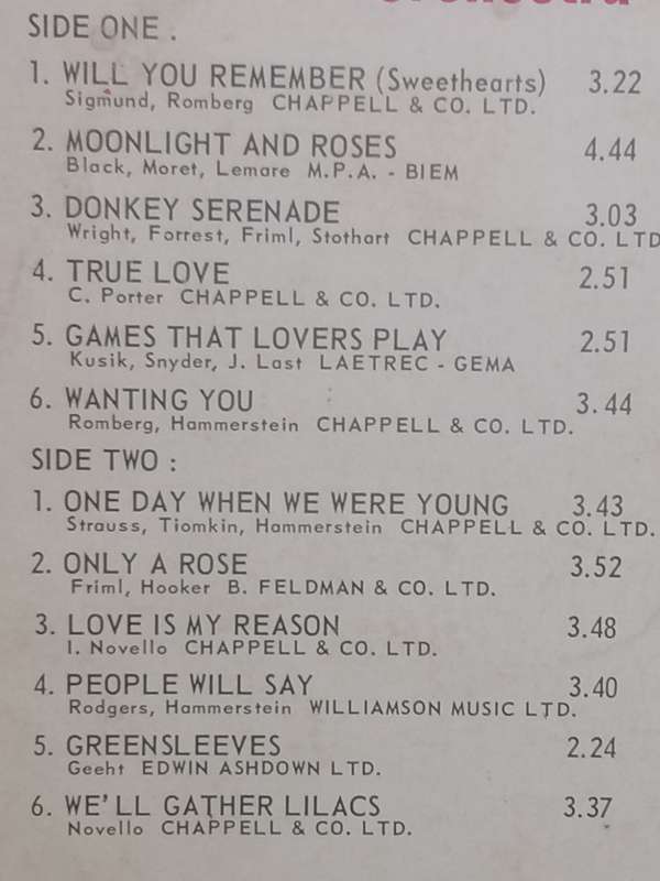 Ge Korsten en Nellie du Toit, Sweethearts', Vinyl in good condition .