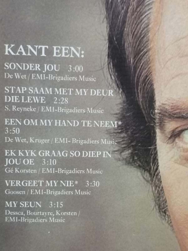 Ge Korsten, Sonder Jou, Vinyl in very good condition .