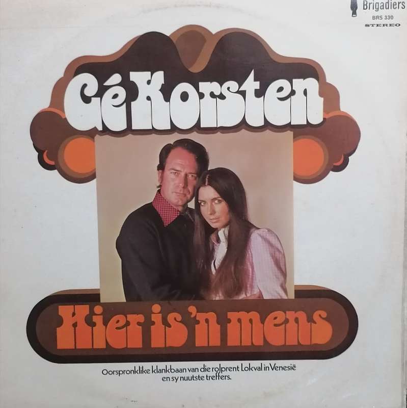 Ge Korsten 'Hier is n Mens', Vinyl in excellent condition .