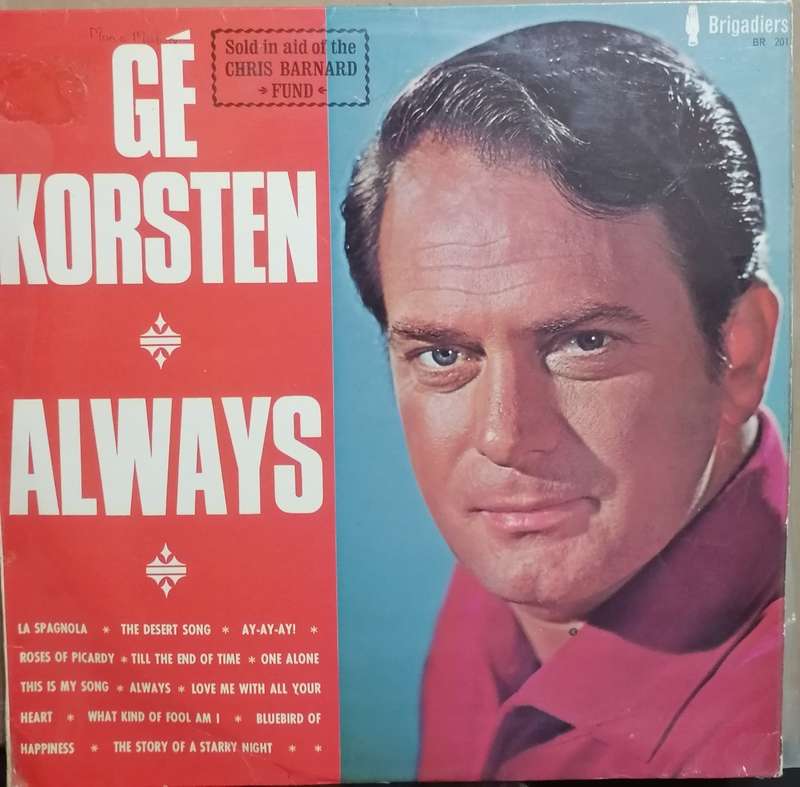 Ge Korsten 'Always' Vinyl in good condition .