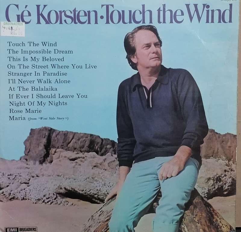 Ge Korsten 'Touch the Wind' Vinyl in excellent condition .