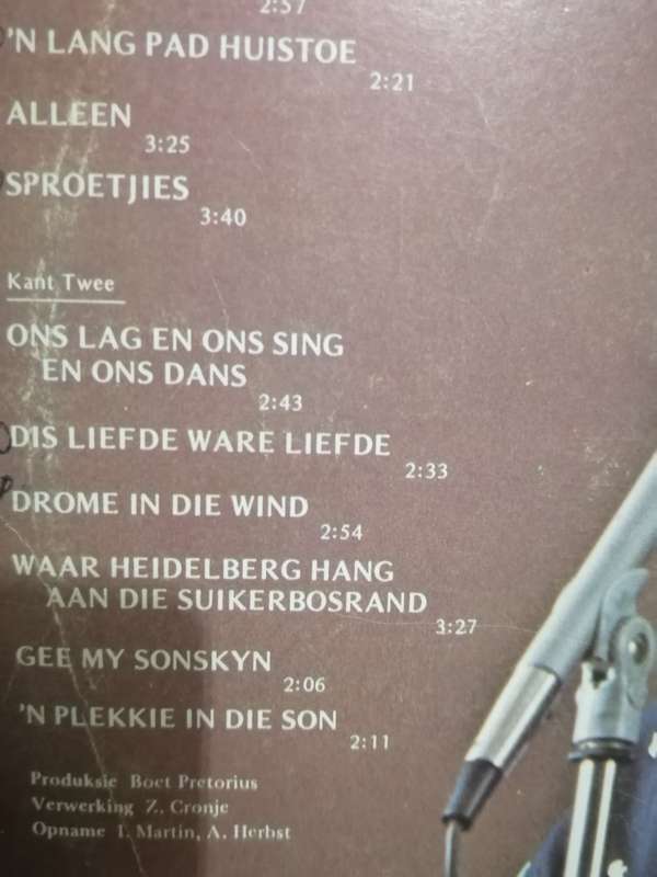 Sias Reinecke, Sproetjies,  Vinyl in very good condition .