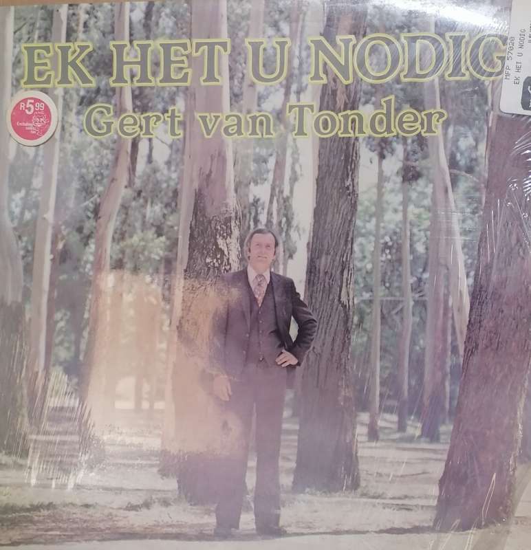 Gert van Tonder, Ek het U nodig, vinyl in excellent condition .