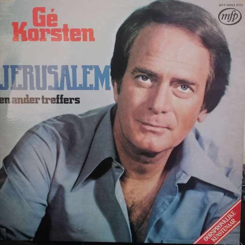 Ge Korsten 'Jerusalem ....' Vinyl in very good condition .